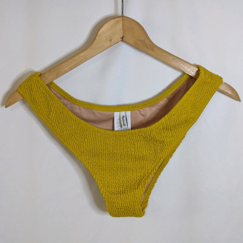 NWT Madewell Second Wave Textured Bikini Bottom